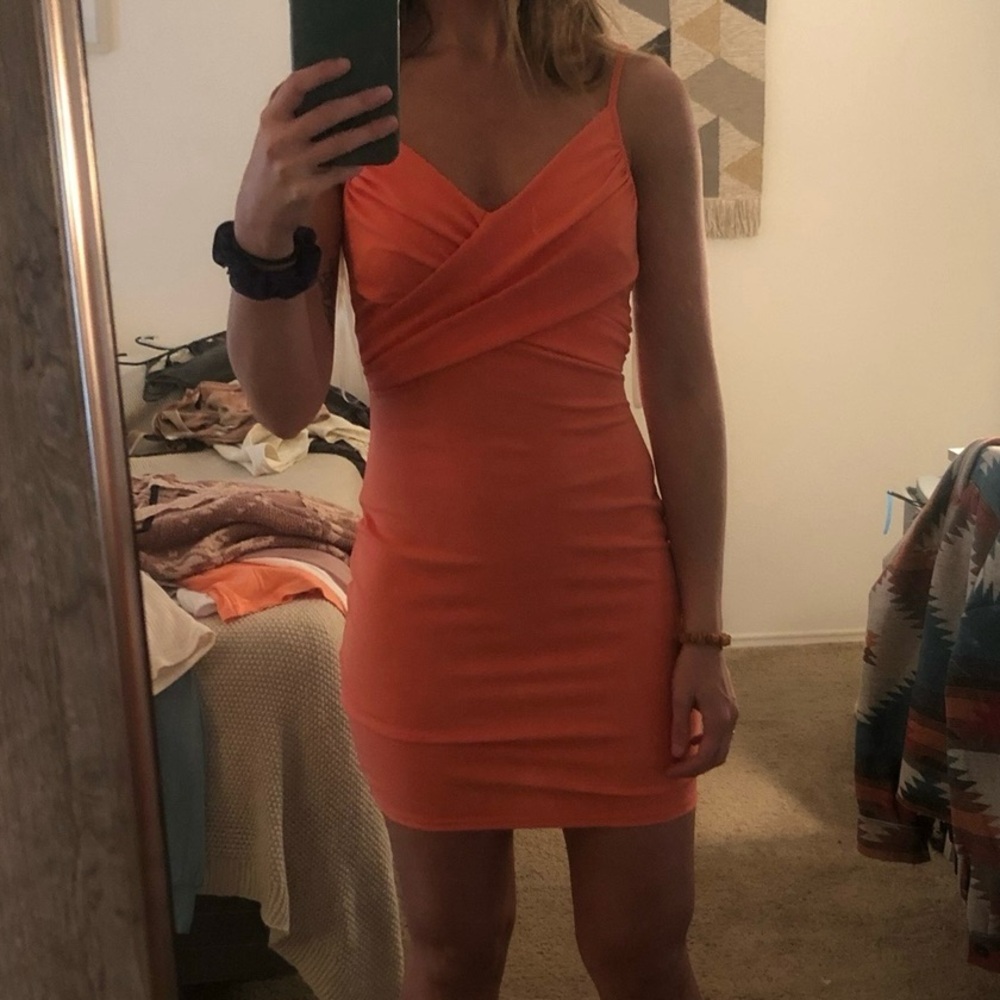 NEW Coral Mini Dress